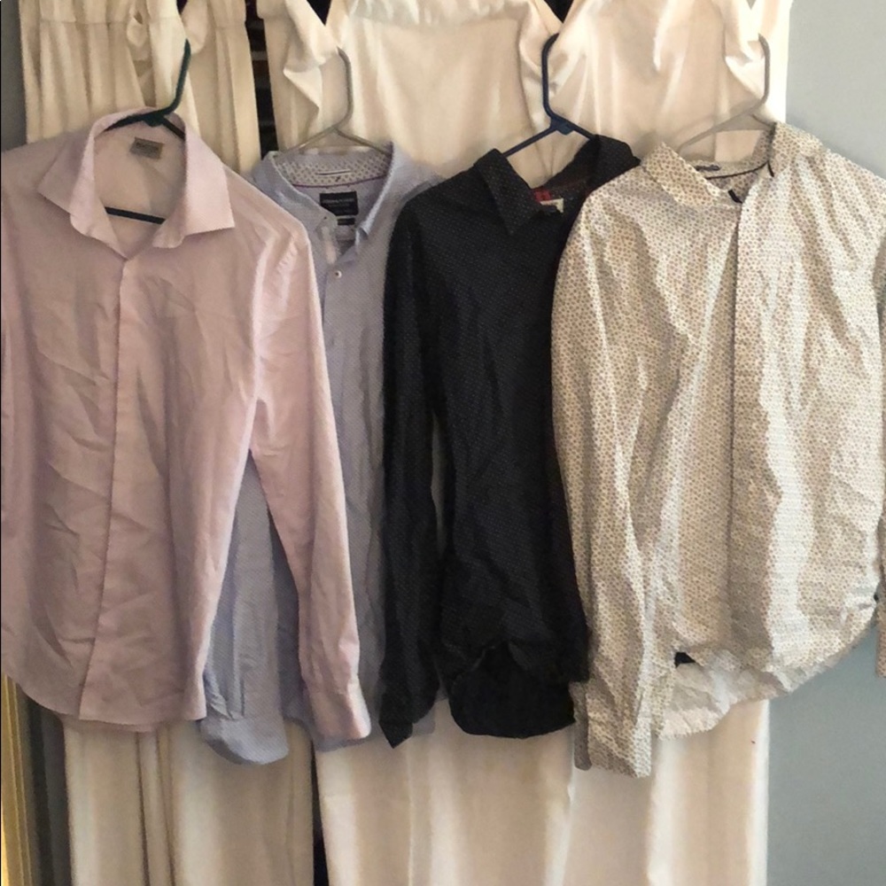Lot of 4 Men’s Dress shirts